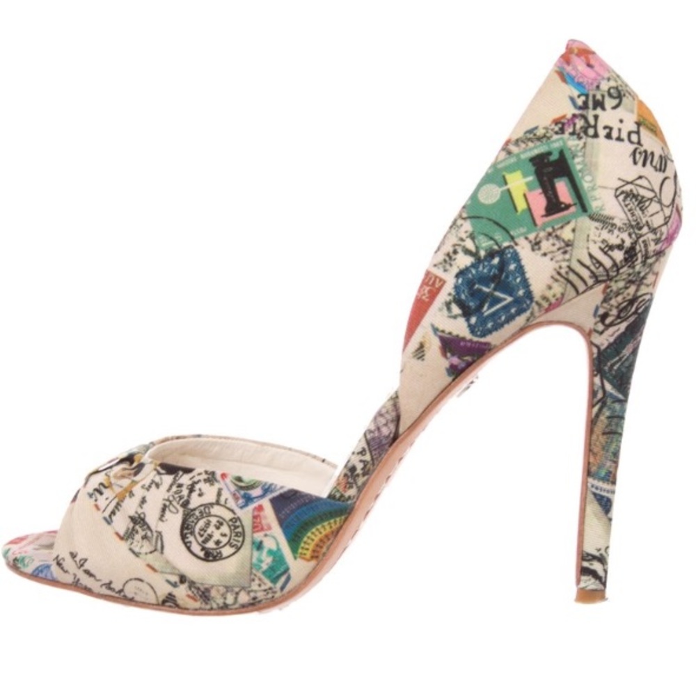 Gigi d’orsay pumps, 4.25” heel